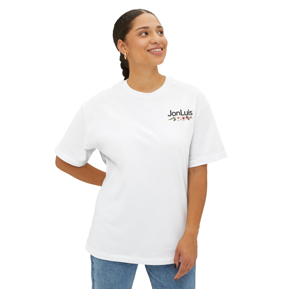 Jon Luis "Grow through what you go through" White Tee