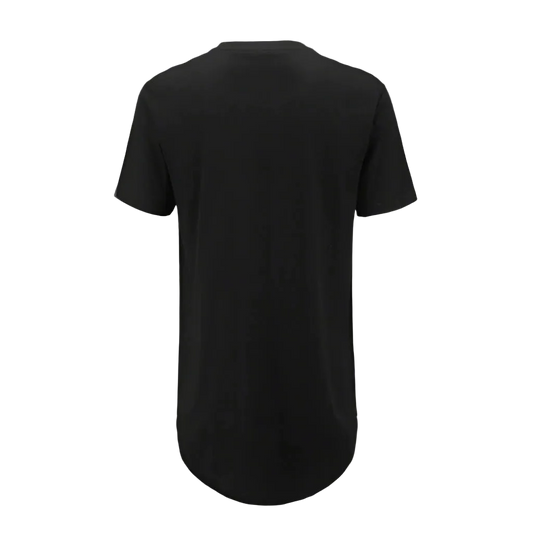 Side Zipper Droptail Tee