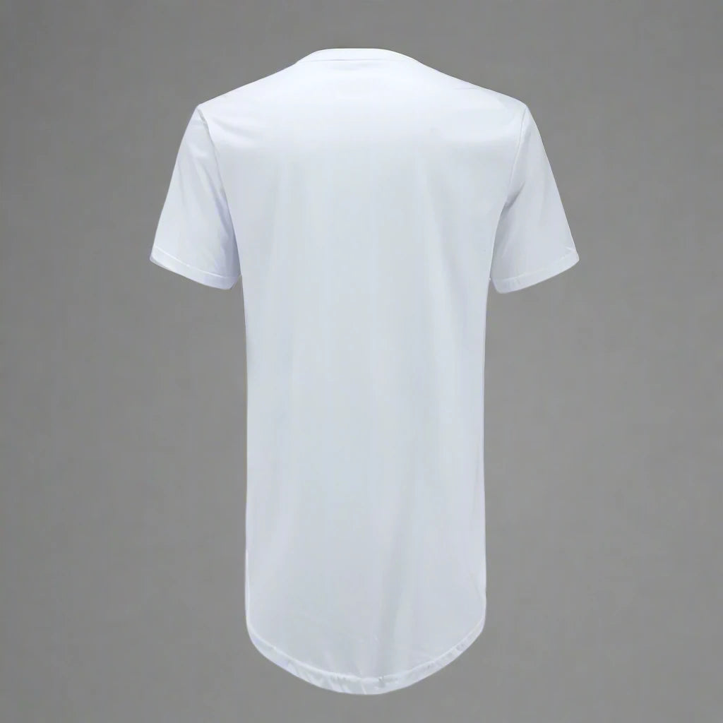 Side Zipper Droptail Tee
