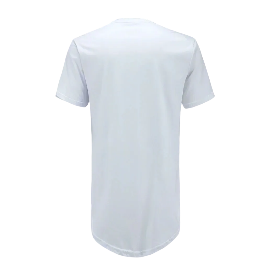 Side Zipper Droptail Tee