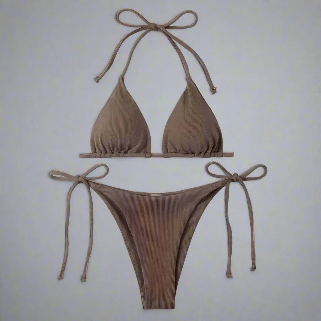 Halter Triangle Micro Bikini Sets