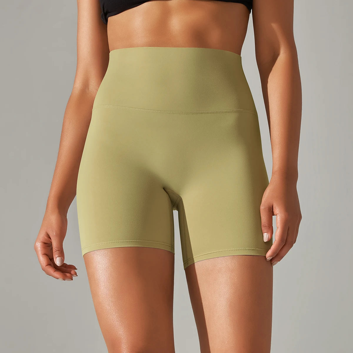 Pastel Legging High Waist Shorts