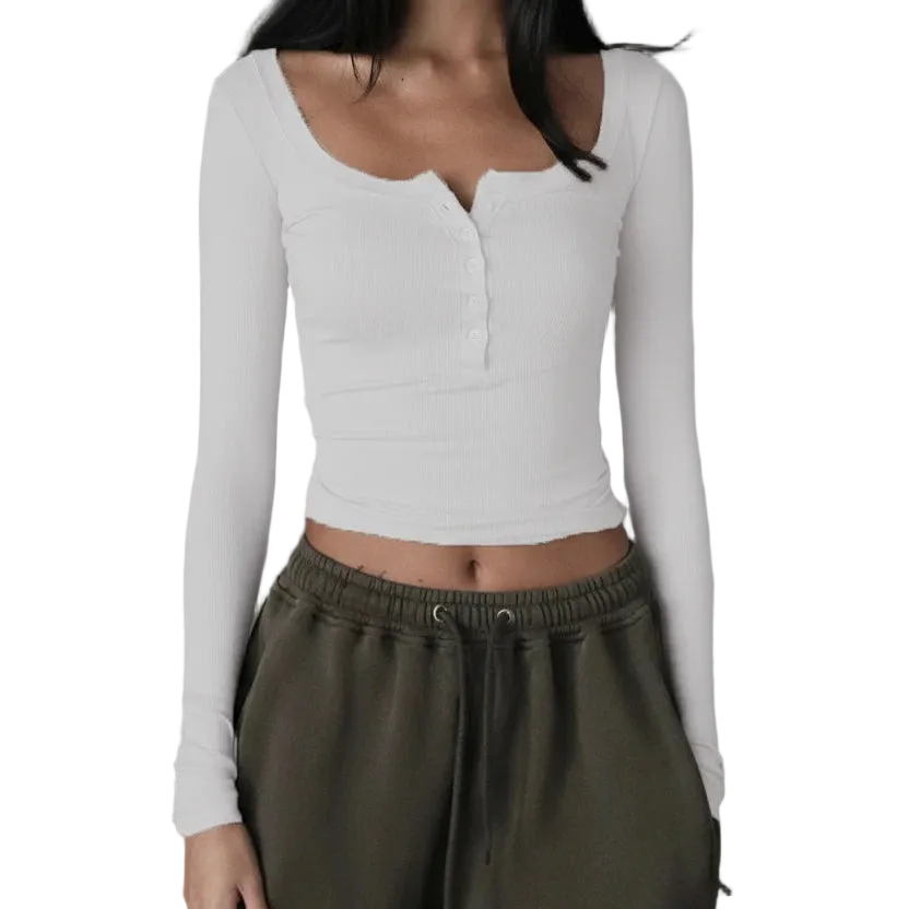 Long Sleeve Crop Top