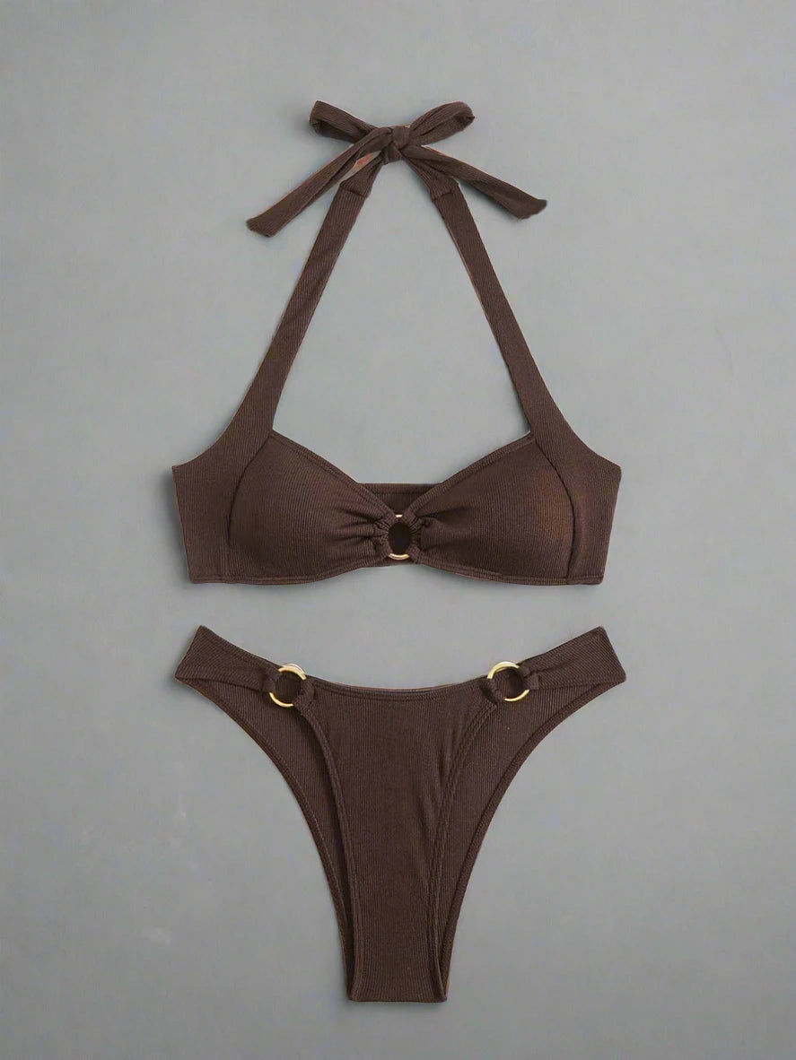 Halter Bikini Set