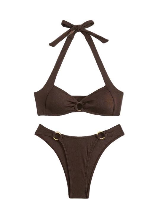 Halter Bikini Set