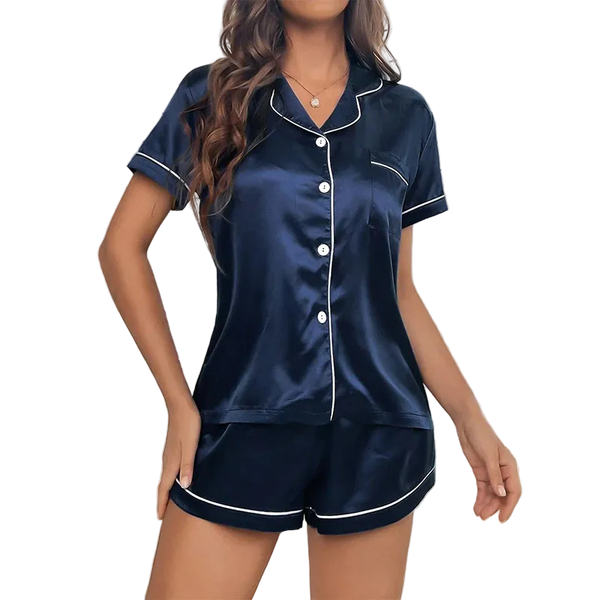 Two Piece Satin Pajama