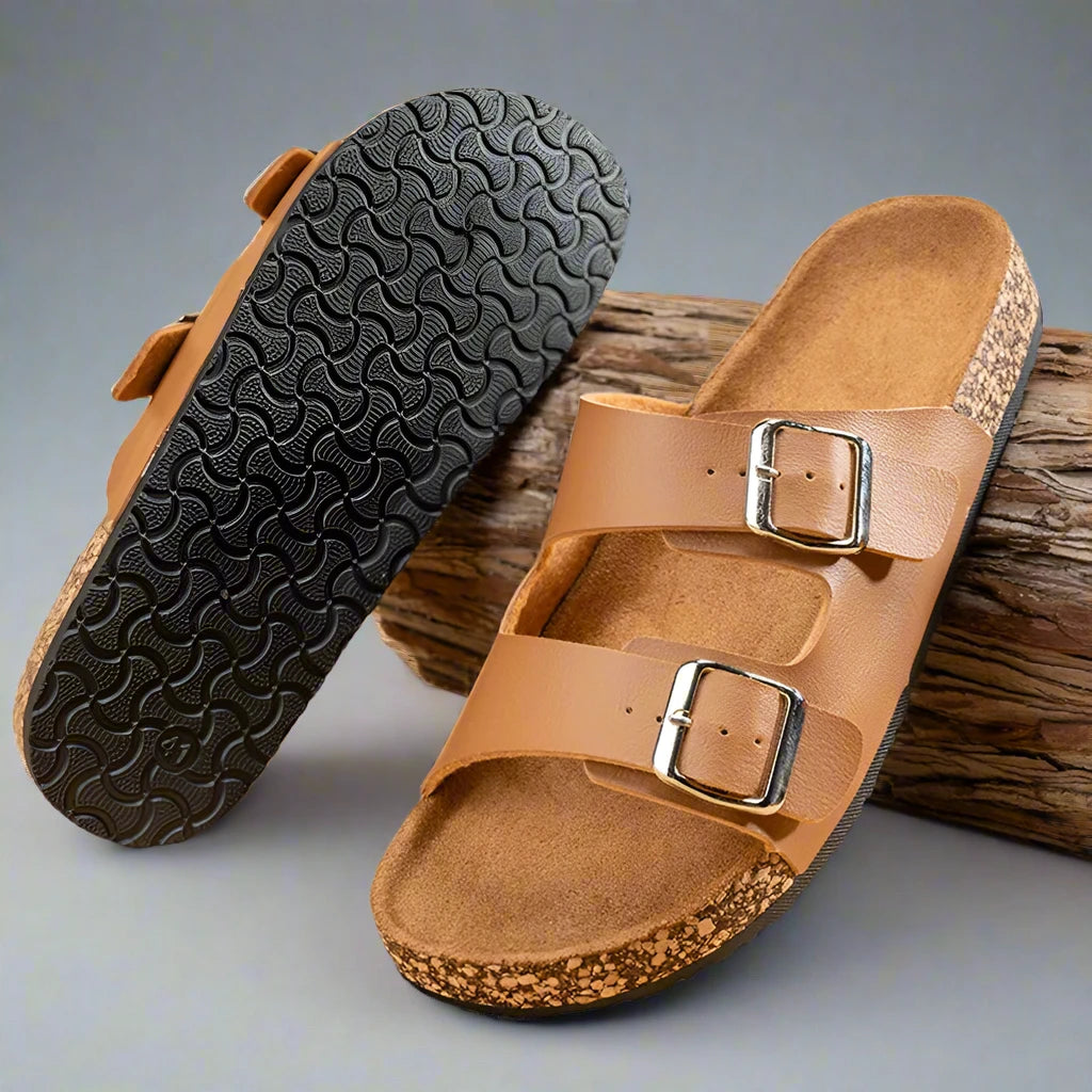 Unisex Cork Shoe Slippers