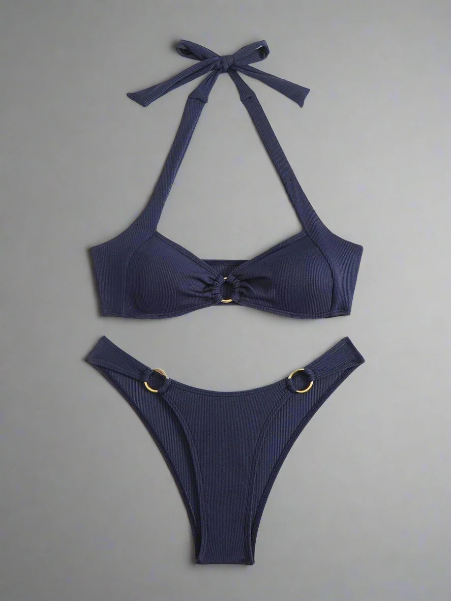 Halter Bikini Set