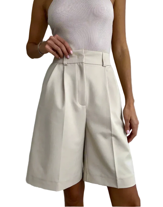 High Waist Wide Leg Shorts