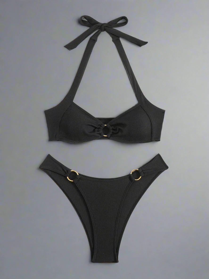 Halter Bikini Set