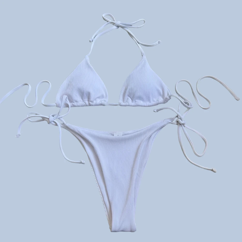 Halter Triangle Micro Bikini Sets