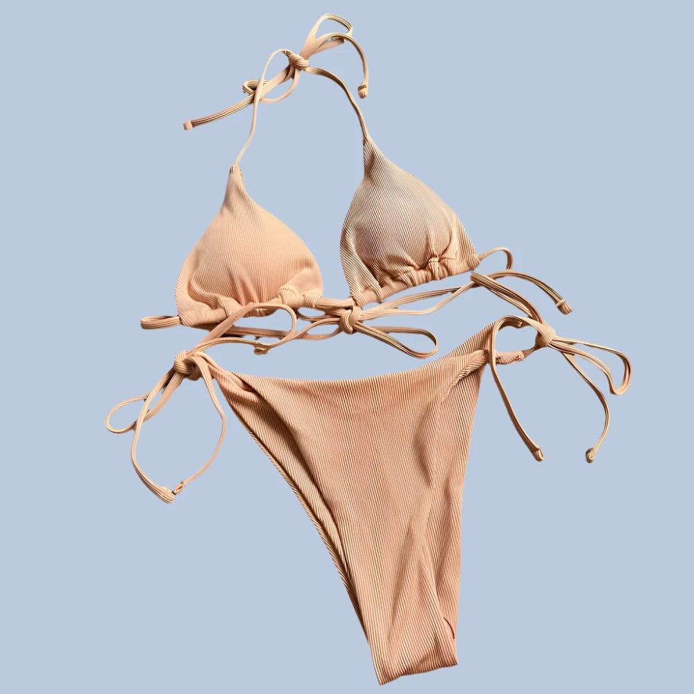 Halter Triangle Micro Bikini Sets