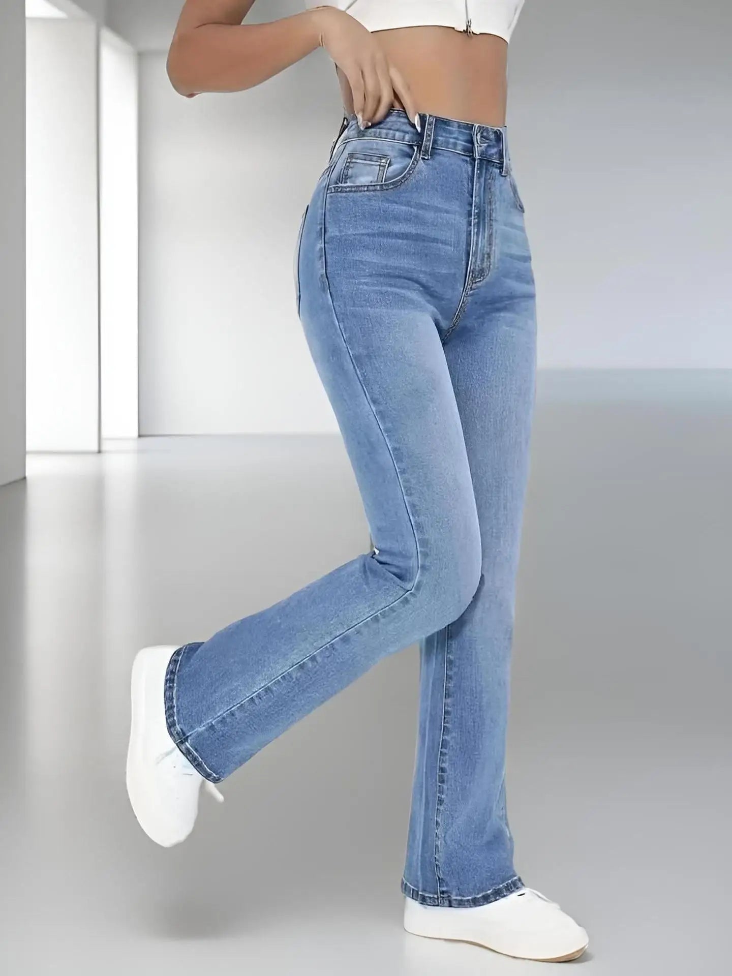 High Rise Flare Jeans