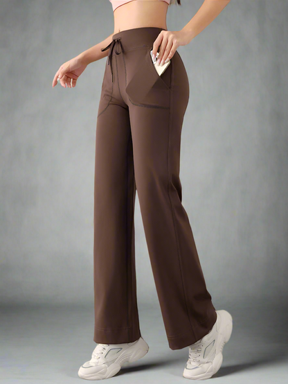 Wide Leg Running Pants