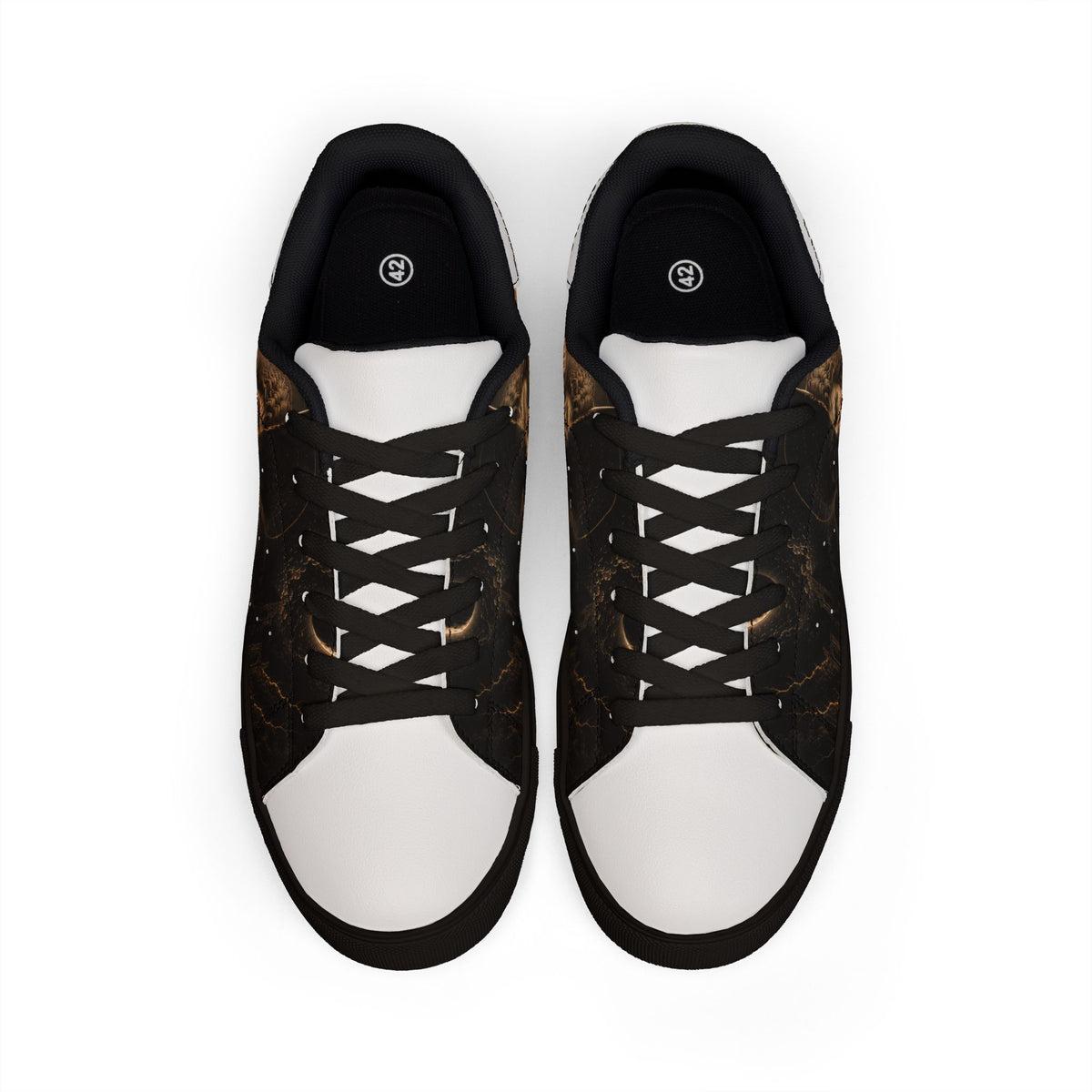 Men's Low-Top Leather Sneakers - Evening Edit Collection