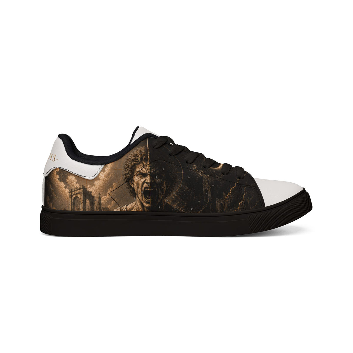Men's Low-Top Leather Sneakers - Evening Edit Collection