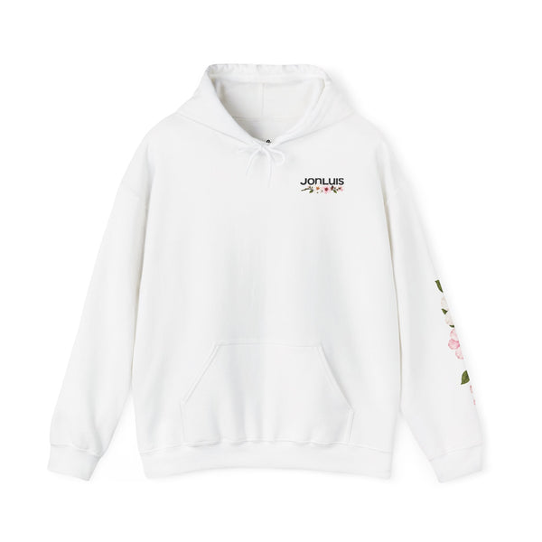 Jon Luis "Grow through what you go through" White Hoodie