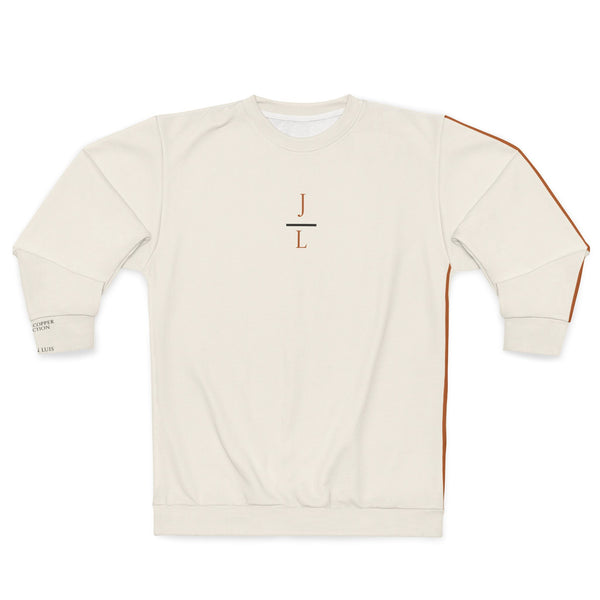 JL Monogram Crew Sweater - Dusted Copper Collection