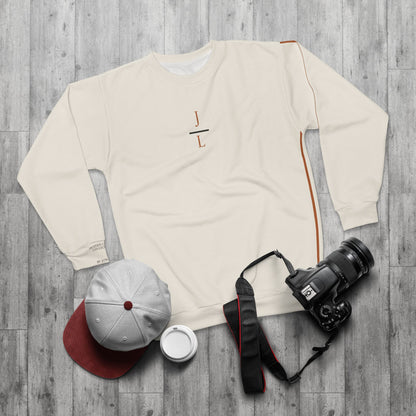 JL Monogram Crew Sweater - Dusted Copper Collection