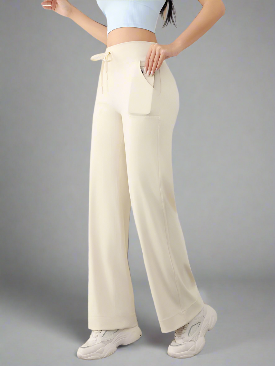 Wide Leg Running Pants