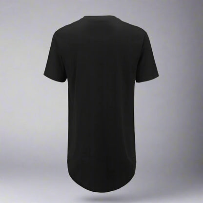 Side Zipper Droptail Tee