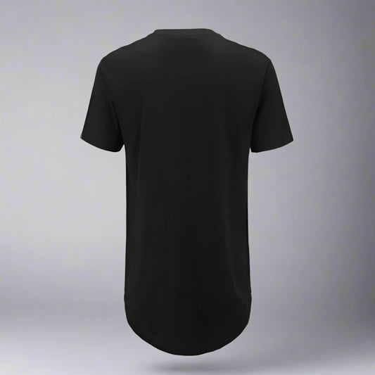 Side Zipper Droptail Tee