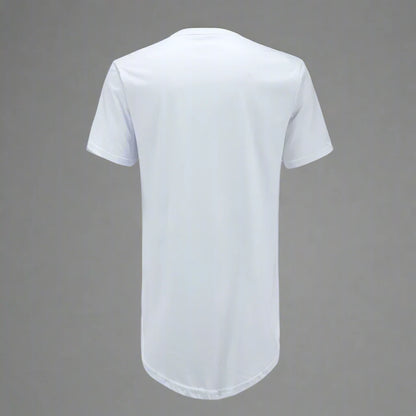 Side Zipper Droptail Tee