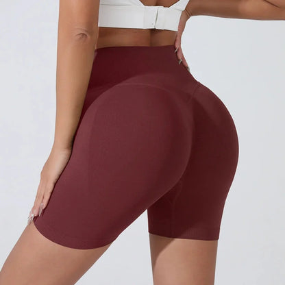Peach Hip Lifting Sports Shorts