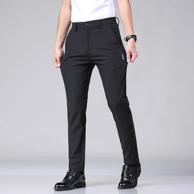 Ultra-thin Elastic Men's Casual Trousers
