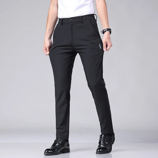 Ultra-thin Elastic Men's Casual Trousers