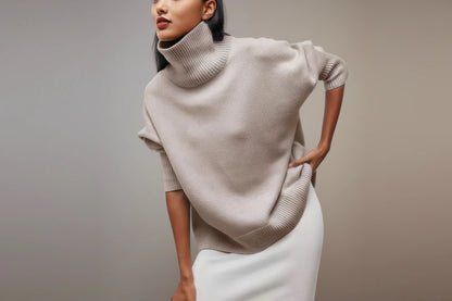 Women's Lightweight Turtleneck Sweater