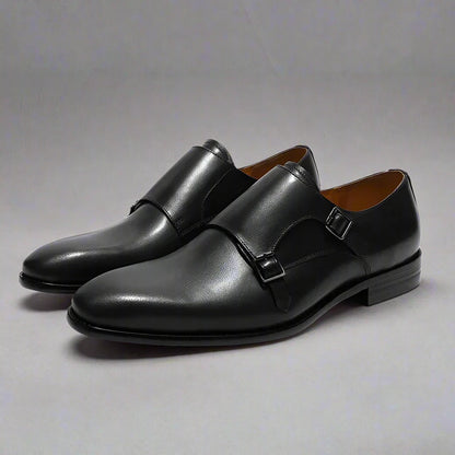 Men's Double Buckle Monk Strap