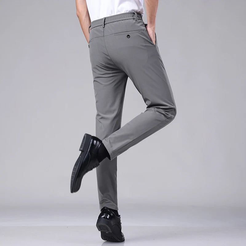 Ultra-thin Elastic Men's Casual Trousers