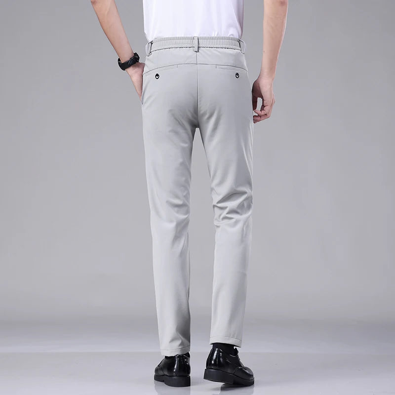 Ultra-thin Elastic Men's Casual Trousers