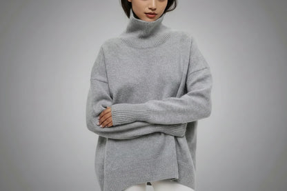 Women's Lightweight Turtleneck Sweater