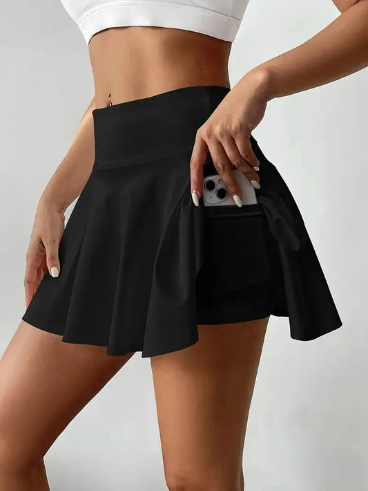 Fitness Skort With Pockets