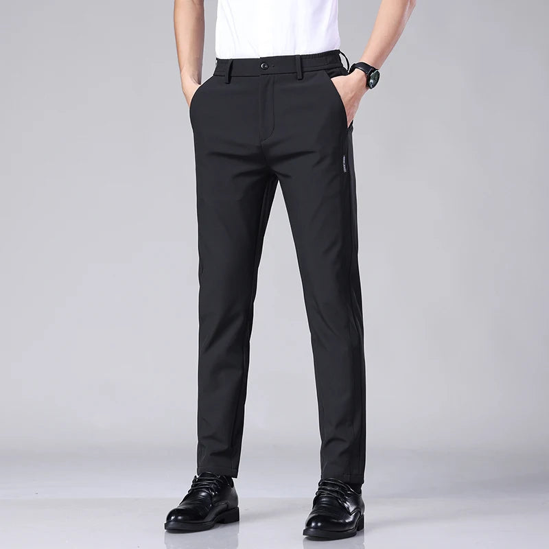 Ultra-thin Elastic Men's Casual Trousers