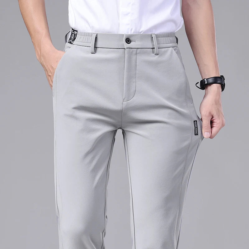 Ultra-thin Elastic Men's Casual Trousers