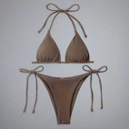 Halter Triangle Micro Bikini Sets