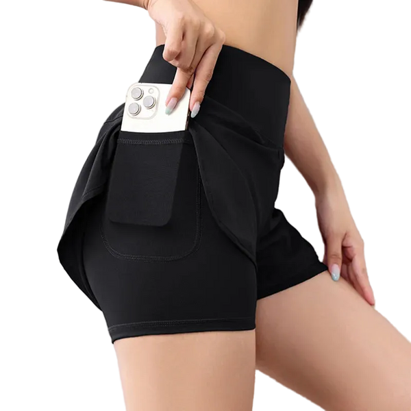 Yoga Shorts With Pockets
