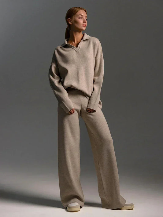 Lounging Knitted 2 Piece Set