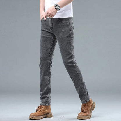 Slim Fit Faded Pants