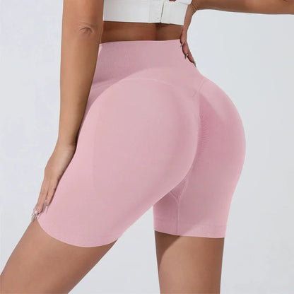 Peach Hip Lifting Sports Shorts