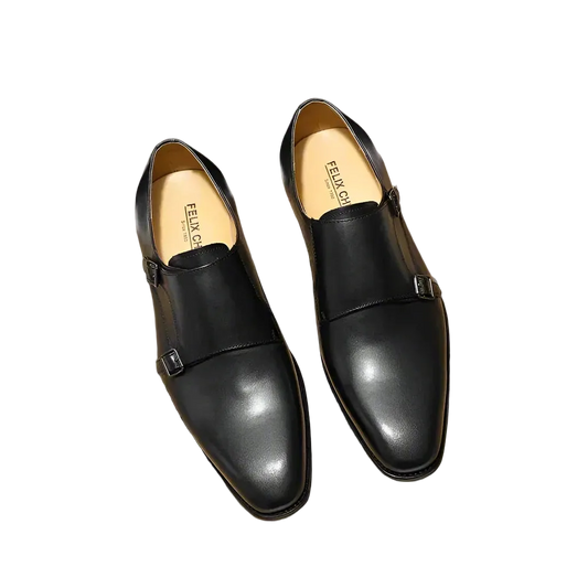 Men's Double Buckle Monk Strap