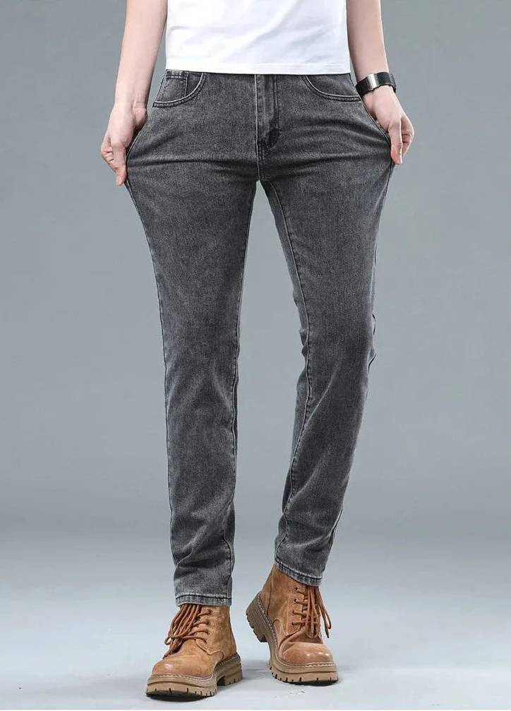 Slim Fit Faded Pants