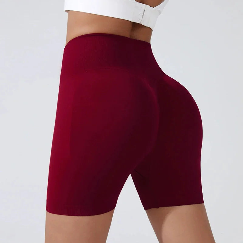 Peach Hip Lifting Sports Shorts