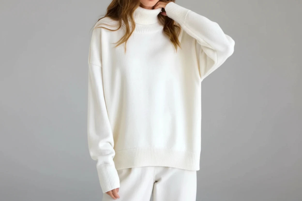 Women's Lightweight Turtleneck Sweater