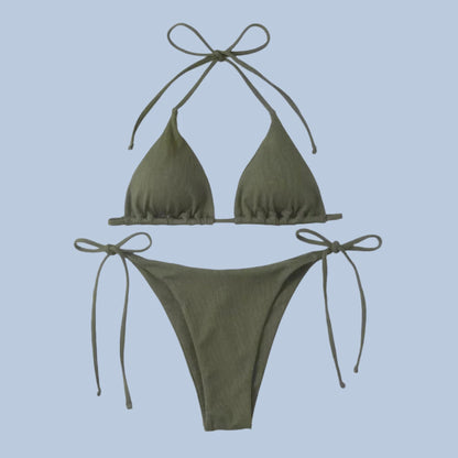 Halter Triangle Micro Bikini Sets