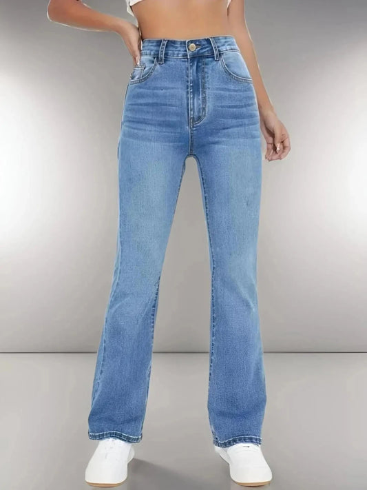 High Rise Flare Jeans