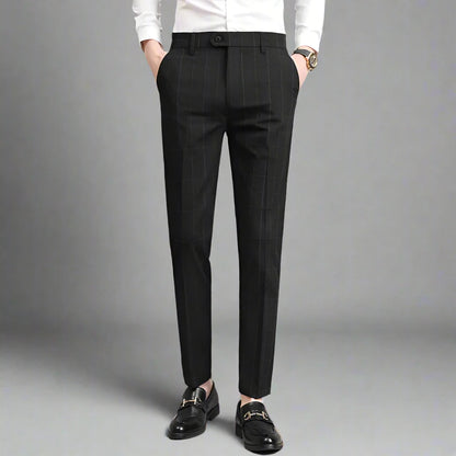 Plaid Pattern Formal Dress Pants